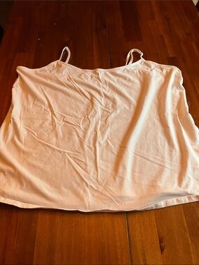 Lane Bryant White Spaghetti Strap Cami Top